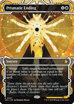 Prismatic Ending (SOA-007) - Secrets of Strixhaven: Mystical Archive - for just $0.12! 