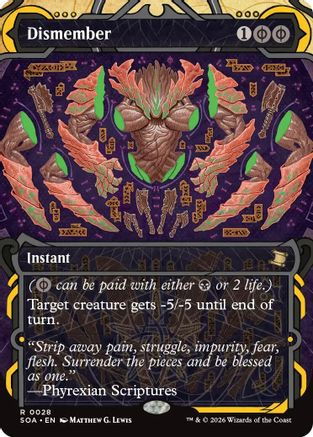 Dismember (SOA-028) - Secrets of Strixhaven: Mystical Archive - for just $0.89! 