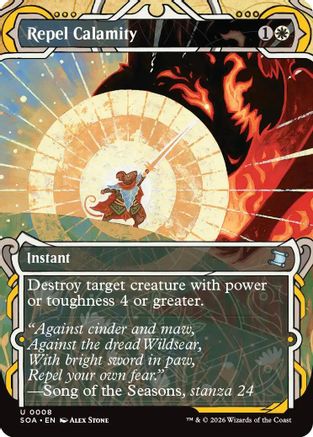 Repel Calamity (SOA-008) - Secrets of Strixhaven: Mystical Archive - for just $0.07! 