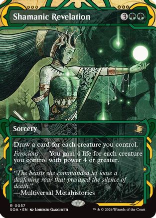 Shamanic Revelation (SOA-057) - Secrets of Strixhaven: Mystical Archive Foil - for just $0.65! 