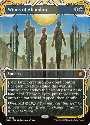 Winds of Abandon (SOA-012) - Secrets of Strixhaven: Mystical Archive Foil - for just $1.78! 