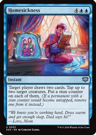 Homesickness (SOS-053) - Secrets of Strixhaven Foil - for just $0.09! 