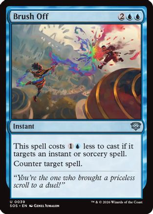 Brush Off (SOS-039) - Secrets of Strixhaven Foil - for just $0.07! 