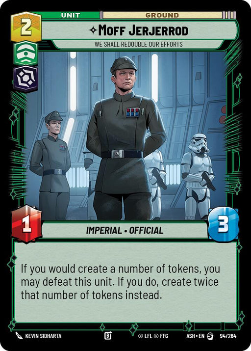 Moff Jerjerrod - We Shall Redouble Our Efforts (94/264) (94/264) [Ashes of the Empire] - for just $2.35! 