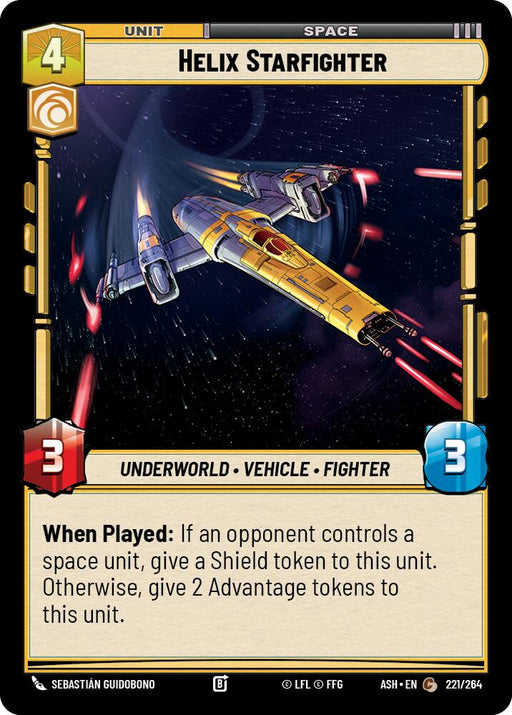 Helix Starfighter (221/264) (221/264) [Ashes of the Empire] - for just $0.15! 