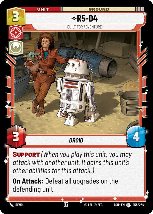R5-D4 - Built for Adventure (156/264) (156/264) [Ashes of the Empire] - for just $0.10! 