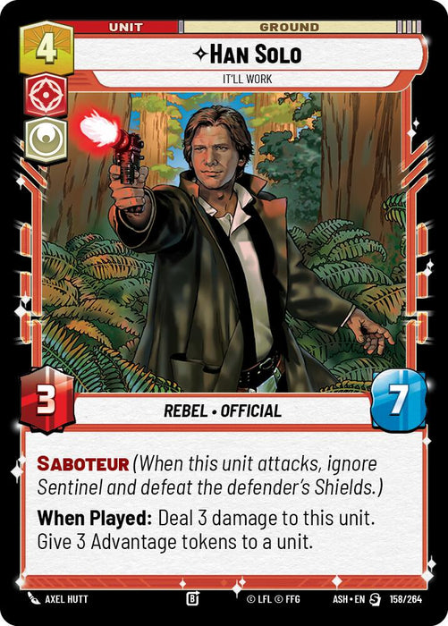 Han Solo - It'll Work (158/264) (158/264) [Ashes of the Empire] - for just $4! 