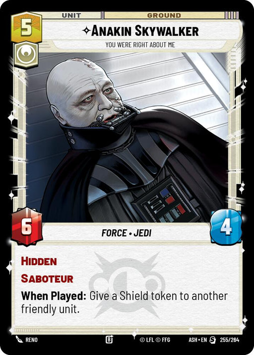 Anakin Skywalker - You Were Right About Me (255/264) (255/264) [Ashes of the Empire] - for just $1.80! 