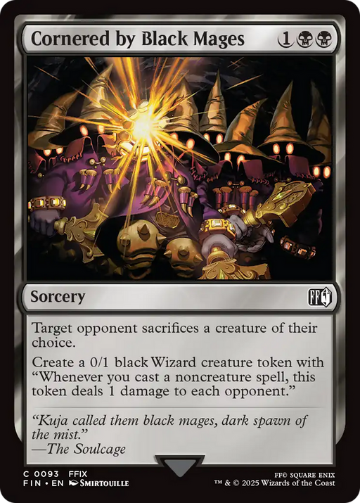 Cornered by Black Mages (FIN-093) - FINAL FANTASY Foil - for just $0.10! 