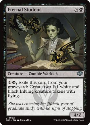 Eternal Student (SOS-082) - Secrets of Strixhaven Foil - for just $0.08! 