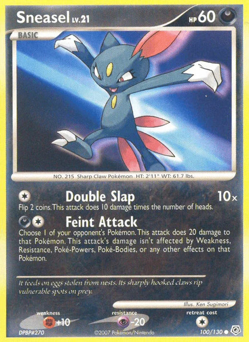Sneasel (100/130) [Diamond & Pearl: Base Set] - for just $0.15! 
