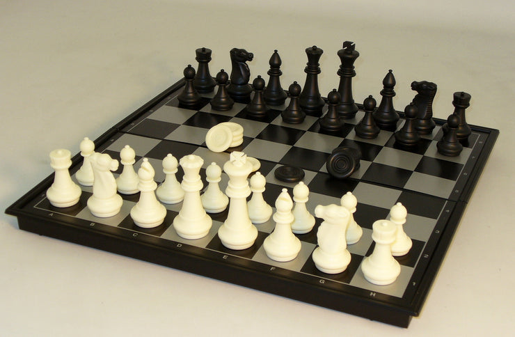 Chess - 14" Magnetic Chess with Checker Set - for just $36.95! 