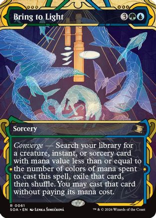 Bring to Light (SOA-061) - Secrets of Strixhaven: Mystical Archive Foil - for just $0.14! 