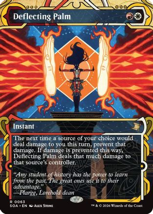 Deflecting Palm (SOA-063) - Secrets of Strixhaven: Mystical Archive Foil - for just $1.17! 