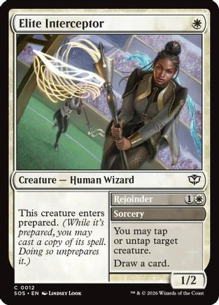 Elite Interceptor (SOS-012) - Secrets of Strixhaven Foil - for just $0.09! 