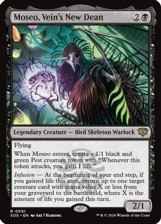 Moseo, Vein's New Dean (SOS-091) - Secrets of Strixhaven - for just $0.36! 