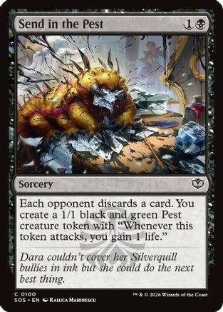 Send in the Pest (SOS-100) - Secrets of Strixhaven - for just $0.03! 