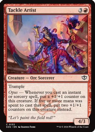 Tackle Artist (SOS-133) - Secrets of Strixhaven Foil - for just $0.08! 