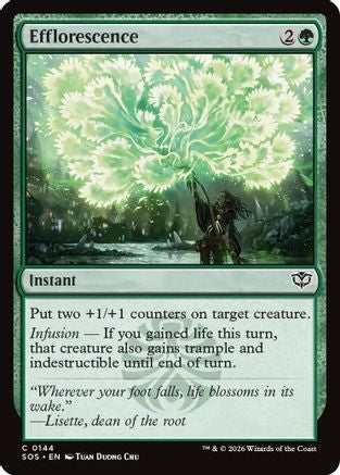 Efflorescence (SOS-144) - Secrets of Strixhaven - for just $0.03! 