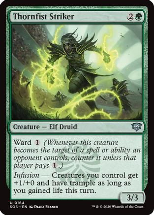 Thornfist Striker (SOS-164) - Secrets of Strixhaven Foil - for just $0.05! 
