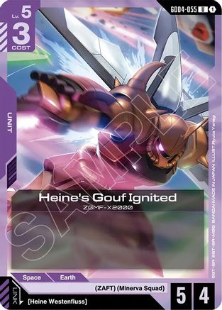 Heine's Gouf Ignited (GD04-055) - Phantom Aria - for just $0.04! 