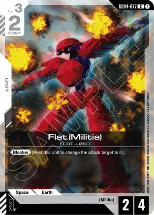 Flat (Militia) (GD04-077) - Phantom Aria - for just $0.17! 