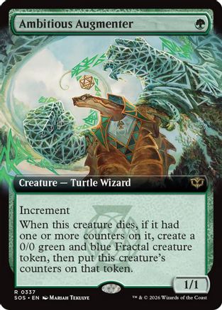 Ambitious Augmenter (Extended Art) (SOS-337) - Secrets of Strixhaven Foil - for just $0.17! 
