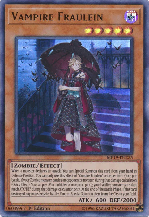 Vampire Fraulein [MP19-EN235] Ultra Rare - for just $0.75! 