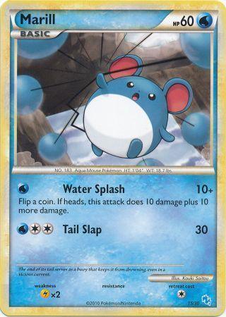 Marill (15/30) [HeartGold & SoulSilver: Trainer Kit - Gyarados] - for just $0.35! 