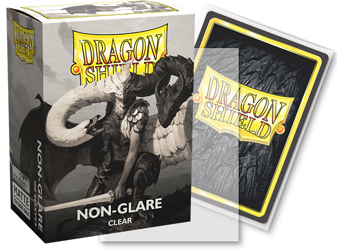 Dragon Shield: Standard 100ct Sleeves - Clear (Non-Glare Matte) - Just $9.95! Shop now at Retro Gaming of Denver