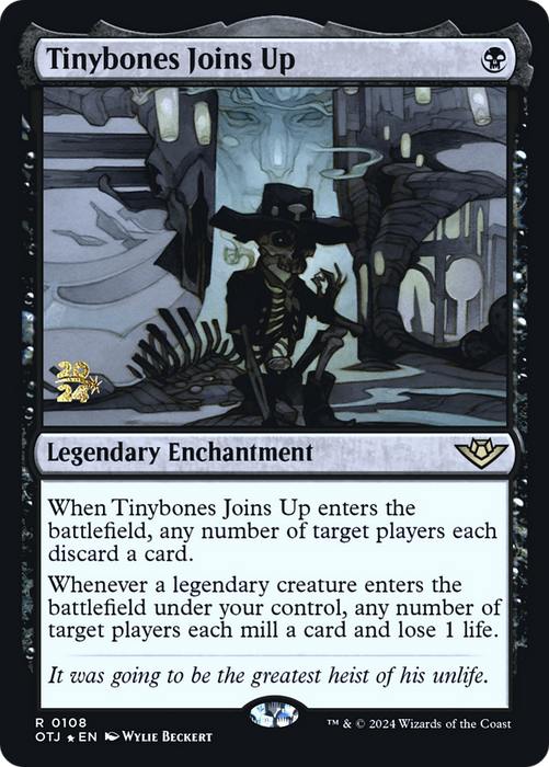Tinybones Joins Up (PRE-108) - Outlaws of Thunder Junction Promos Foil - for just $0.62! 