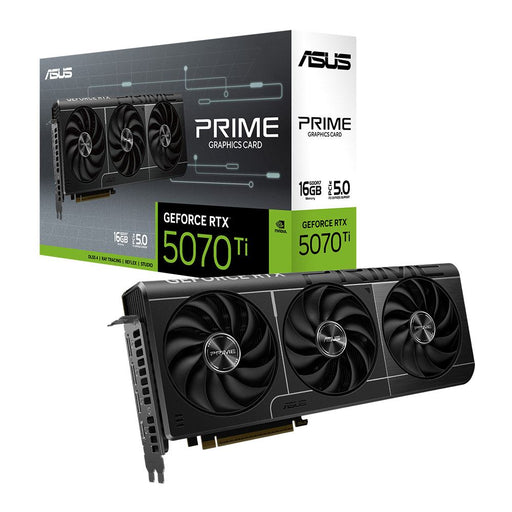 ASUS NVIDIA GeForce RTX 5070 Ti PRIME Triple Fan 16GB GDDR7 PCIe 5.0 Graphics Card - for just $899.99! 
