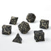 Solid Metal Fighter Class RPG Dice Set - Ancient Bronze - for just $39.99! 