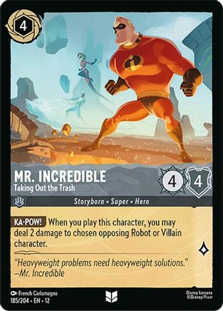 Mr. Incredible - Taking Out the Trash (185/204) - Wilds Unknown - for just $0.08! 