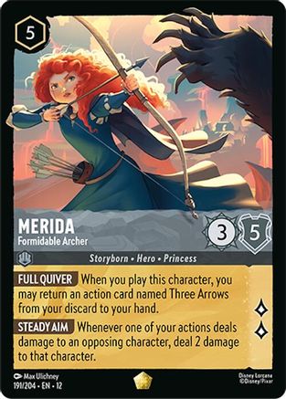 Merida - Formidable Archer (191/204) - Wilds Unknown Cold Foil - for just $13.35! 