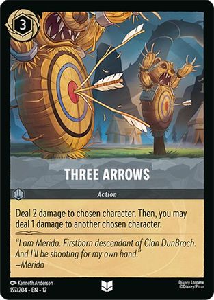 Three Arrows (197/204) - Wilds Unknown Cold Foil - for just $0.21! 