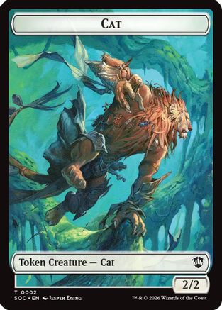 Cat // Inkling (0022) Double-Sided Token (SOC-2 // 22) - Commander: Secrets of Strixhaven - for just $0.08! 
