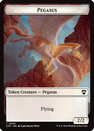 Pegasus // Inkling (0022) Double-Sided Token (SOC-5 // 22) - Commander: Secrets of Strixhaven - for just $0.08! 