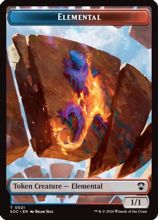 Elemental (0021) // Phyrexian Myr Double-Sided Token (SOC-21 // 8) - Commander: Secrets of Strixhaven - for just $0.11! 