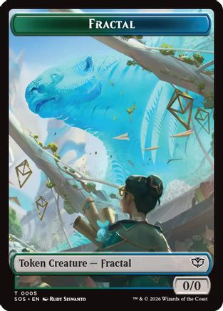 Fractal (0005) // Pest (0009) Double-Sided Token (SOS-5 // 9) - Secrets of Strixhaven - for just $0.06! 