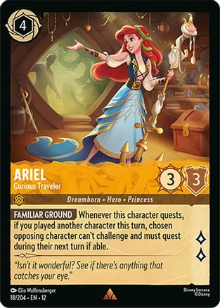 Ariel - Curious Traveler (18/204) - Wilds Unknown - for just $0.04! 