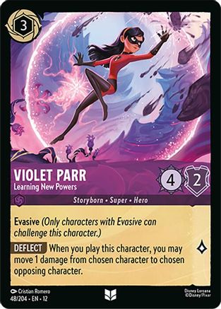 Violet Parr - Learning New Powers (48/204) - Wilds Unknown - for just $0.03! 