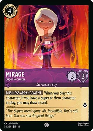 Mirage - Super Recruiter (53/204) - Wilds Unknown Cold Foil - for just $0.06! 