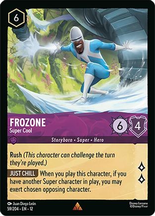 Frozone - Super Cool (59/204) - Wilds Unknown Cold Foil - for just $0.18! 