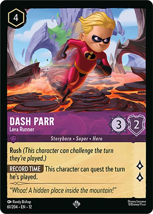 Dash Parr - Lava Runner (61/204) [Wilds Unknown] - for just $0.20! 