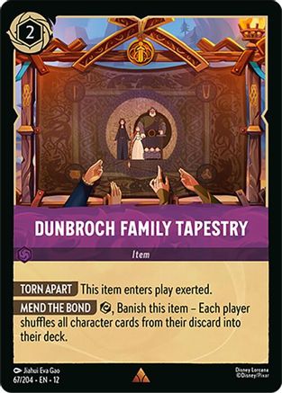DunBroch Family Tapestry (67/204) - Wilds Unknown - for just $0.06! 