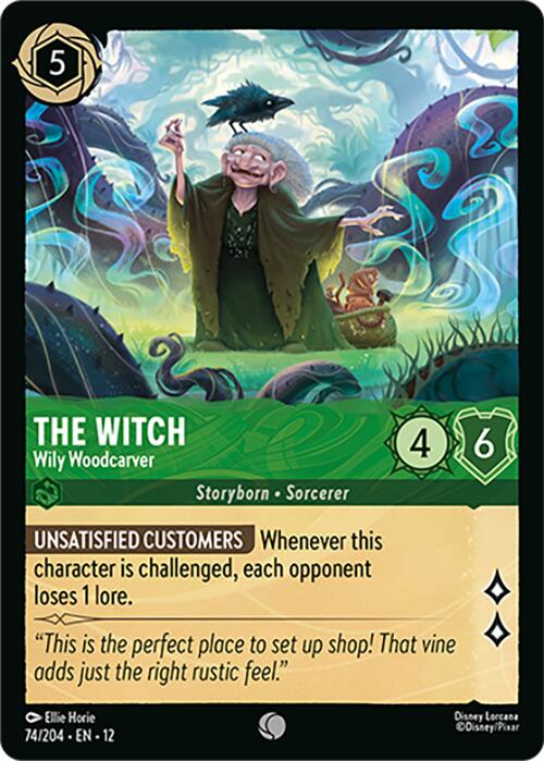 The Witch - Wily Woodcarver (74/204) [Wilds Unknown] - for just $0.10! 