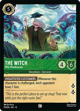 The Witch - Wily Woodcarver (74/204) - Wilds Unknown - for just $0.01! 