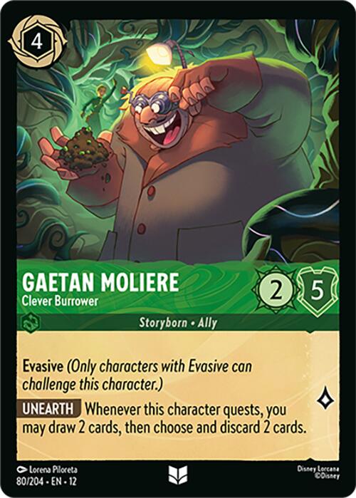 Gaetan Moliere - Clever Burrower (80/204) [Wilds Unknown] - for just $0.10! 
