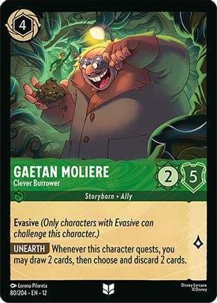 Gaetan Moliere - Clever Burrower (80/204) - Wilds Unknown Cold Foil - for just $0.17! 